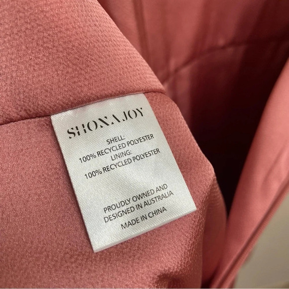 Shona Joy Luxe Cocktail Frill Dress Rose Pink 13954 - Picture 11 of 15